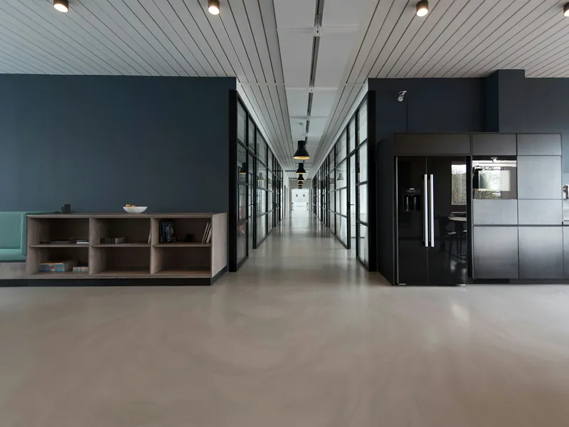 Illustrative snag-free client handover and completed commercial suite sign-off